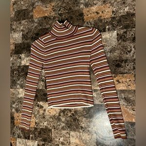 Mock Neck Crop Top